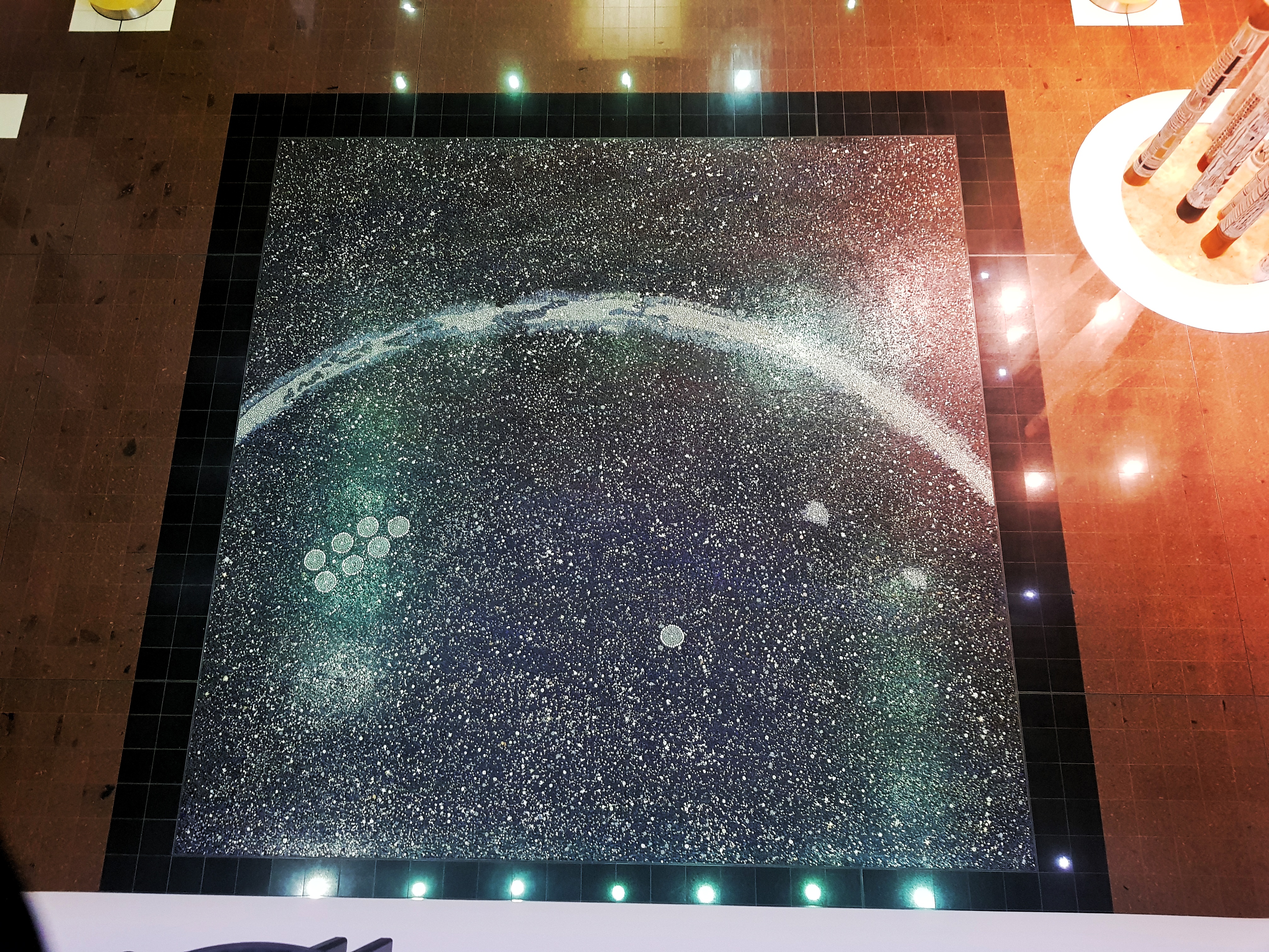 The Milky Way Dreaming mosaic in Darwin. The Milky Way Dreaming mosaic in Darwin.